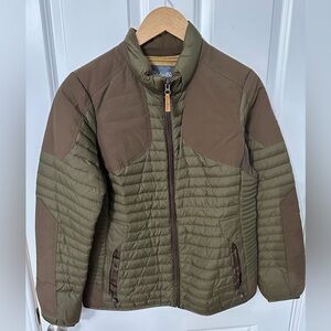 Eddie Bauer Sport olive green and brown Women’s Jacket size M